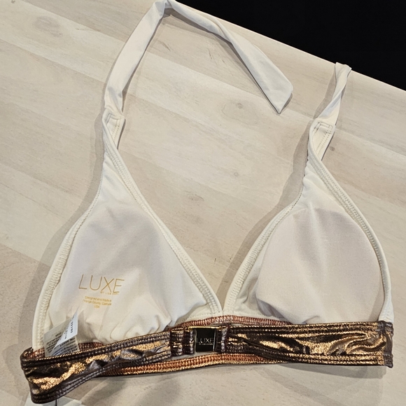 LUXE Bikini top NWT sz 2 - Picture 2 of 6